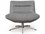 Moroni Alfio Swivel 30" White Leather Accent Chair  MOR58006B1296