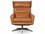 Moroni Hansen Swivel 30" Black Leather Accent Chair  MOR58606B1298