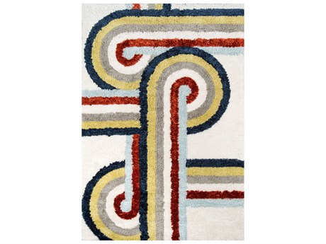 Momeni Retro Shag Geometric Area Rug