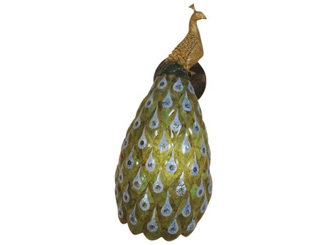 Maitland Smith Peacock Sconce