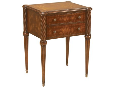 Maitland Smith Rectangular Wood End Table