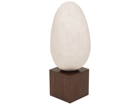 Maitland Smith Egg 11" Stone Sculpture