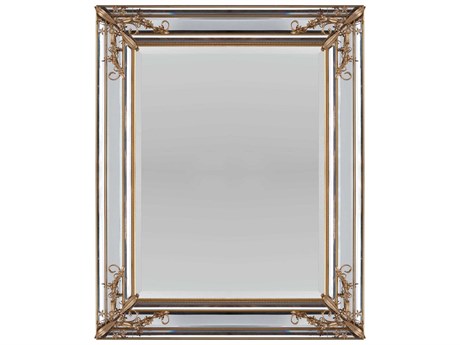 Maitland Smith Gold Veccio Rectangular Wall Mirror