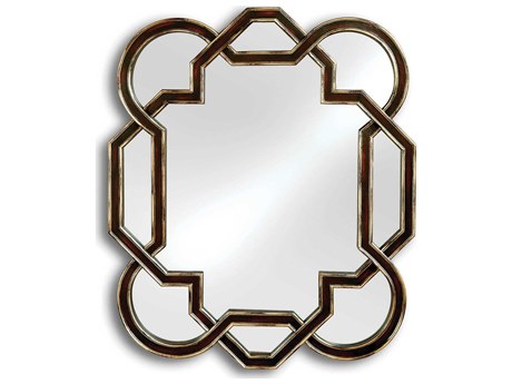 Maitland Smith Aubergine Geometro Wall Mirror
