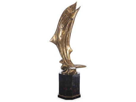 Maitland Smith Fish Our Of Water Sculpture