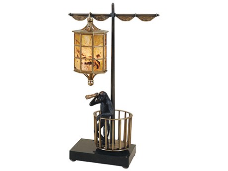 Maitland Smith Monkey Lookout Decorative Lamp