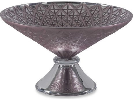 Maitland Smith Conical Crystal Center Table Decorative Bowl