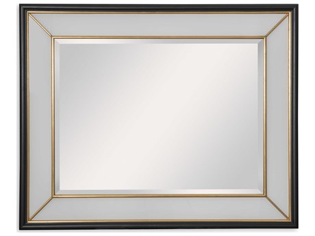 Maitland Smith Gold Leaf Painted Rectangular Wall Mirror