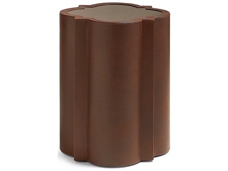 Maitland Smith Mirror Brown End Table