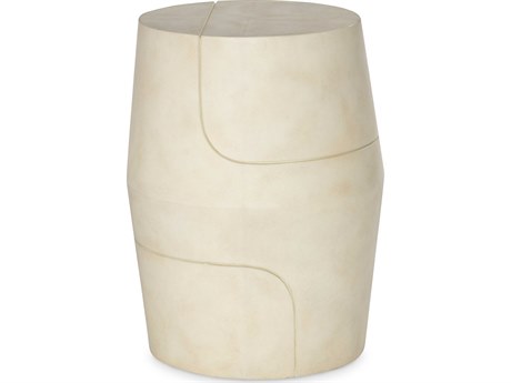 Maitland Smith Elliot Round Wood End Table
