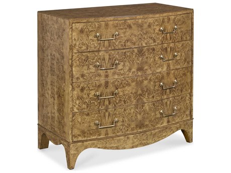 Maitland Smith Brown Burlwood Accent Chest