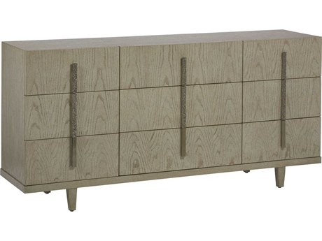 Maitland Smith Ensemble 9-Drawers Brown Mahogany Wood Dresser