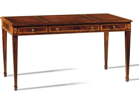 Maitland Smith Blixen Mahogany Brown Wood Secretary Desk