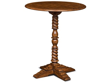 Maitland Smith Painter's Round Wood End Table
