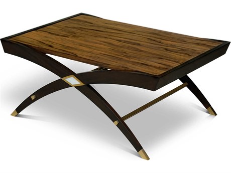 Maitland Smith Ofram Rectangular Wood Cocktail Table