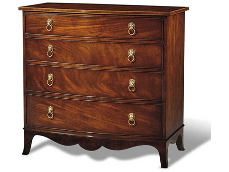 Maitland Smith Mahogany Brown Wood Accent Chest