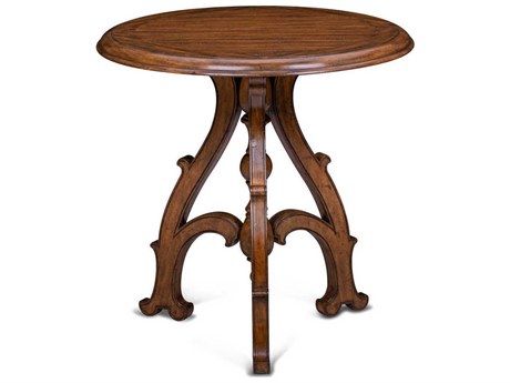 Maitland Smith Shepard Round Wood End Table