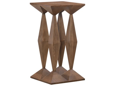 Maitland Smith Aruba Square Wood Beech End Table
