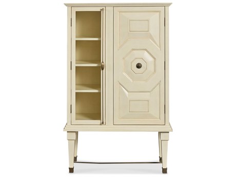 Maitland Smith Beige Bar Cabinet