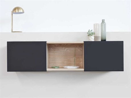 Mash Studios Ash / Matte Black Wall Shelf