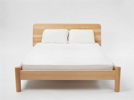 Mash Studios Brown Ash Wood Queen Platform Bed