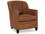 Maitland Smith Bronson 28" Brown Leather Accent Chair  MSRA11621PITCHE