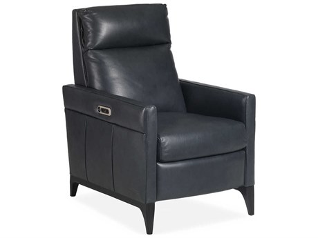 Maitland Smith Cove Gray Mist Leather Killian Power Recliner