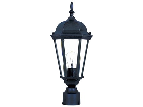 Maxim Lighting Westlake & Clear Glass Incnadescent Outdoor Post Light