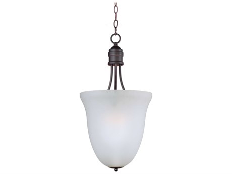Maxim Lighting Logan 3-Light Oil Rubbed Bronze Glass Bell Pendant