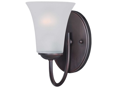 Maxim Lighting Logan Oil Rubbed Bronze Glass Wall Sconce
