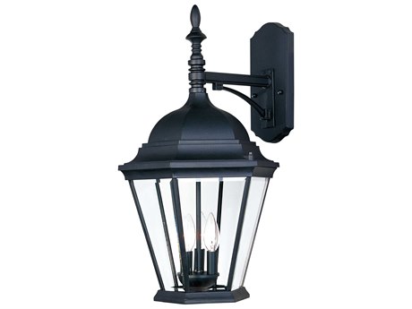Maxim Lighting Westlake & Clear Glass 3 - Light Incandescent Outdoor Wall Light
