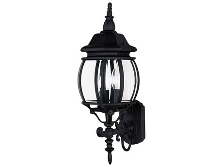 Maxim Lighting Crown Hill & Clear Glass Outdoor Wall Light