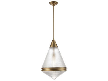 Maxim Lighting Hargreaves 1-Light Natural Aged Brass Pendant