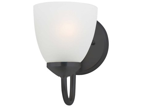 Maxim Lighting Axis 1-Light Black Wall Sconce