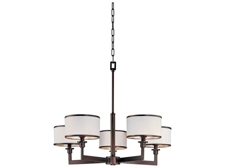 Maxim Lighting Nexus 5-Light Oil Rubbed Bronze Drum Chandelier