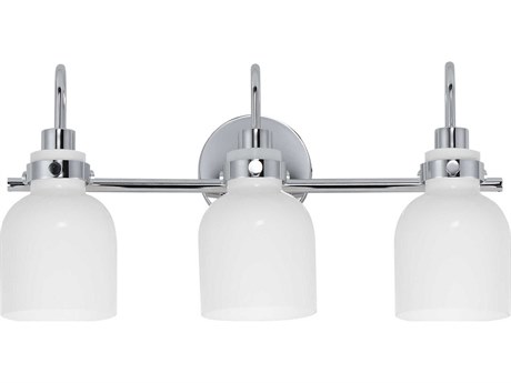 Maxim Lighting Milk 3-Light Polished Chrome Vanity Light