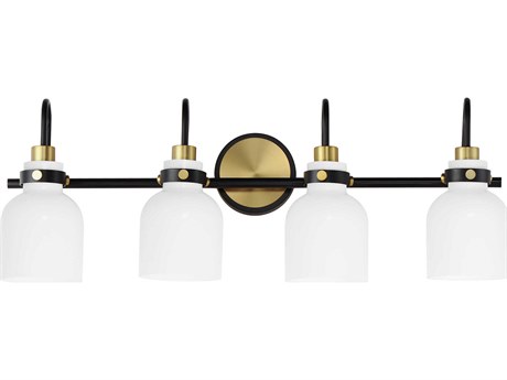 Maxim Lighting Milk 4-Light Satin Brass Vanity Light