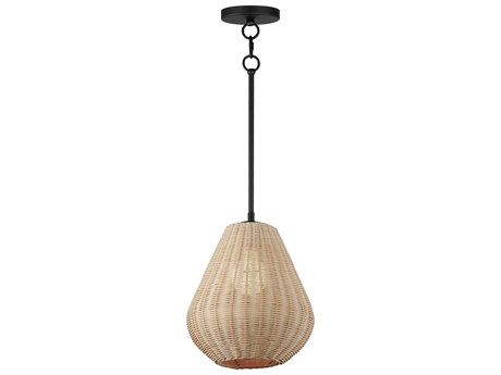 Maxim Lighting Maldives 1-Light Black Mini Pendant