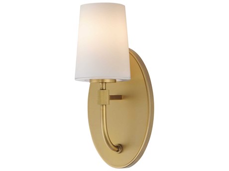 Maxim Lighting Durham 1-Light Natural Aged Brass Wall Sconce
