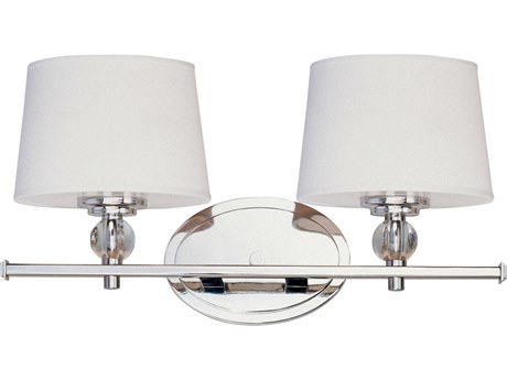 Maxim Lighting Rondo 2-Light Polished Nickel Vanity Light