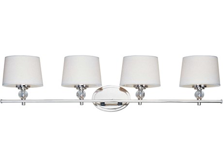 Maxim Lighting Rondo 4-Light Polished Nickel Vanity Light