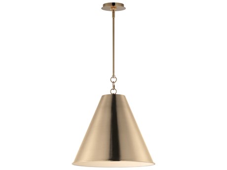 Maxim Lighting Veritas 1-Light Heritage Brass Pendant