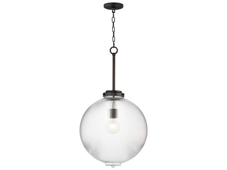 Maxim Lighting Kasbah 1-Light Oil Rubbed Bronze Globe Pendant
