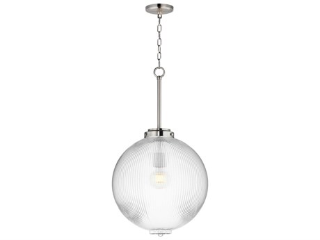 Maxim Lighting Kasbah 1-Light Satin Nickel Globe Pendant
