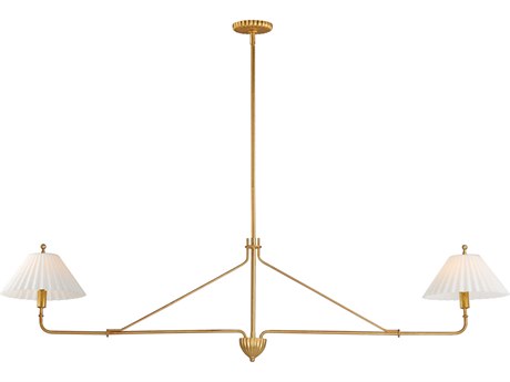 Maxim Lighting Kismet 2-Light Gold Leaf Island Pendant