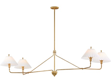 Maxim Lighting Kismet 4-Light Gold Leaf Island Pendant
