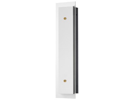 Maxim Lighting Spectre 1-Light Black Natural Aged Brass Wall Sconce