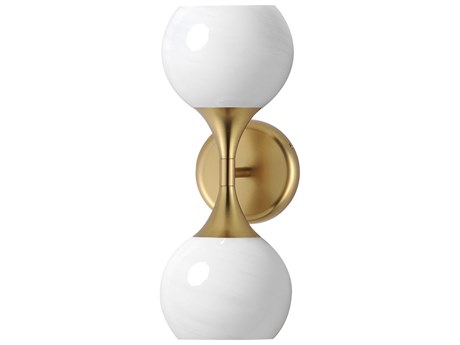 Maxim Lighting Neve 2-Light Natural Aged Brass Wall Sconce