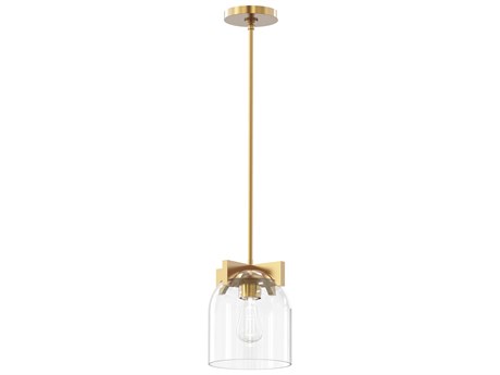 Maxim Lighting Scoop 1-Light Natural Aged Brass Bell Mini Pendant
