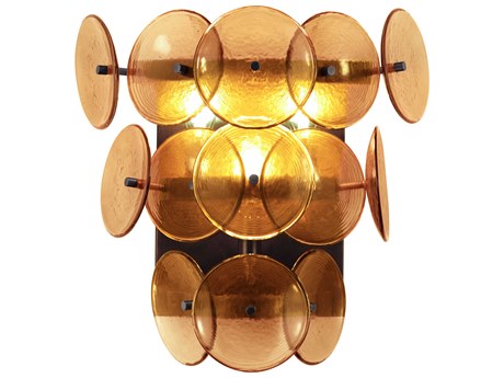 Maxim Lighting Loren 3-Light Gunmetal Wall Sconce